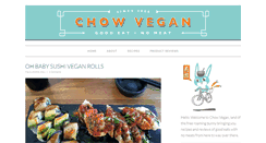 Desktop Screenshot of chowvegan.com